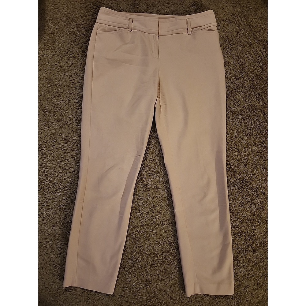 Ivanka Trump Pink Ankle Dress Pants, Size 10, Stretch, Lightweight Women's